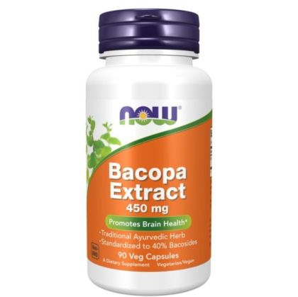 Now Foods NOW Bacopa Extract 450 мг 90 Vcaps