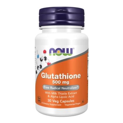 Now Foods NOW Glutathione 500 мг 30 Веган Капсули