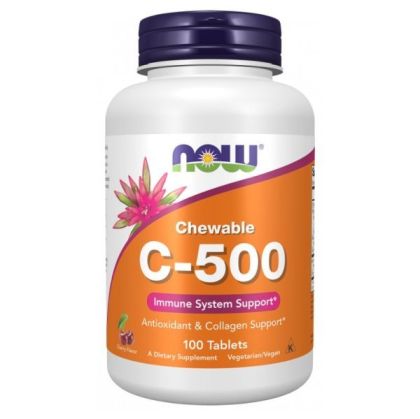 Now Foods NOW Витамин C 500 Chewable Cherry 100 Таблетки