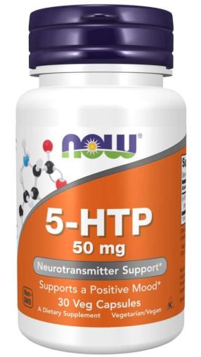 Now Foods NOW 5 HTP 50 мг 30 Капсули