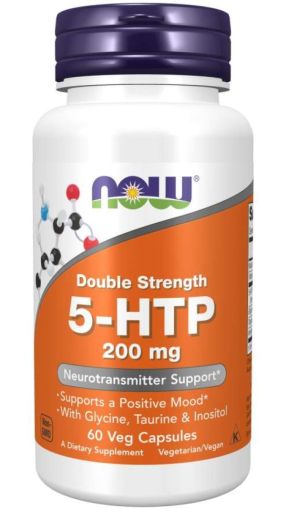 Now Foods NOW 5 HTP 200 мг 60 Капсули