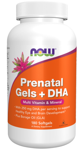Now Foods NOW Pre Natal + DHA (витамини За Бременни) 180 Дражета