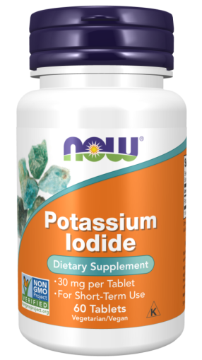 Now Foods NOW Potassium Iodide 30 мг 60 Tablets