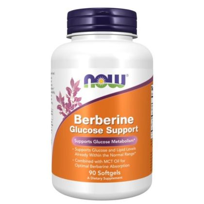 Now Foods NOW Berberine Glucose Support 90 Softgels