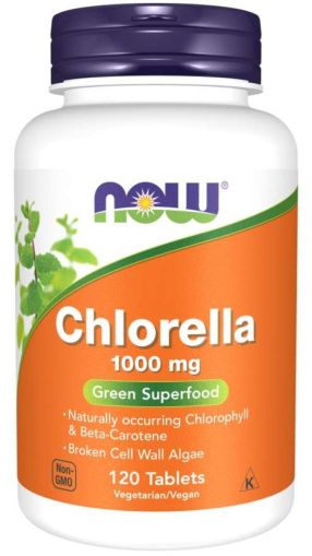 Now Foods NOW Chlorella 1000 мг 120 Таблетки
