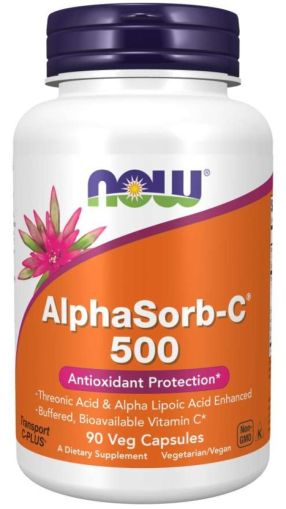 Now Foods NOW Alphasorb C 500 мг 90 Капсули