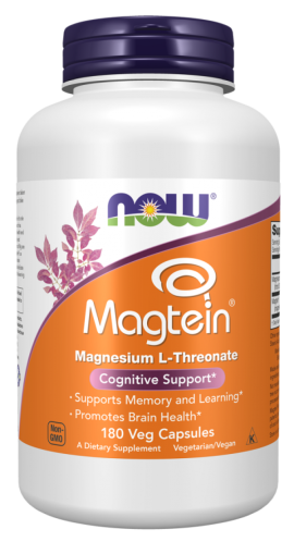 Now Foods NOW Magtein 180 Капсули / Magnesium Threonate