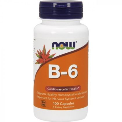 Now Foods NOW Витамин B 6 (pyridoxine) 50 мг 100 Таблетки
