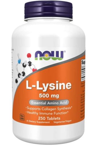 Now Foods NOW L Lysine 500 мг 250 Tаблетки