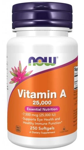 Now Foods NOW Витамин A 25,000 IU 250 Дражета