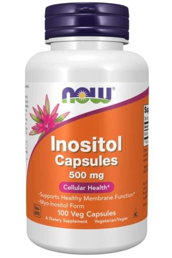 Now Foods NOW Inositol 500 мг 100 Капсули