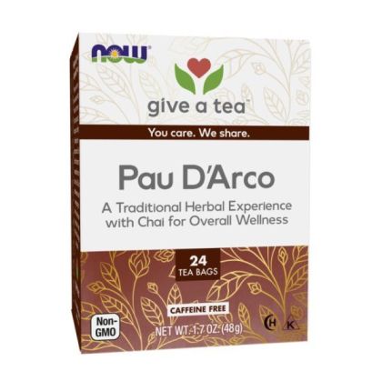 Now Foods NOW Pau D Arco Чай 24 Пакетчета