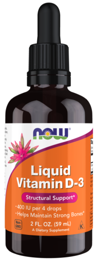 Now Foods NOW Витамин D 3 60 мл
