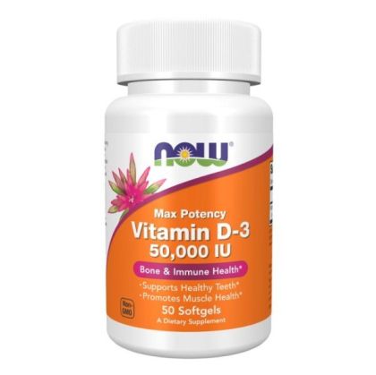 Now Foods NOW Витамин D 3 50 000 IU 50 Дражета