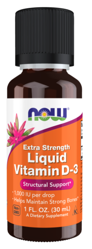 Now Foods NOW Vitamin D 3 1000 (extra Strength) 30 мл