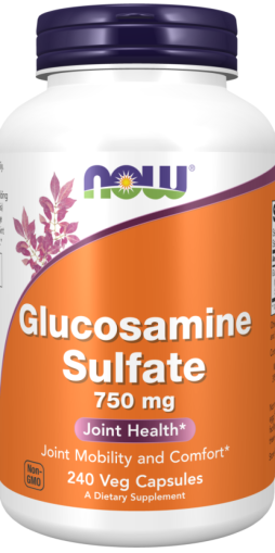 Now Foods NOW Glucosamine Sulfate 750 мг 240 Капсули