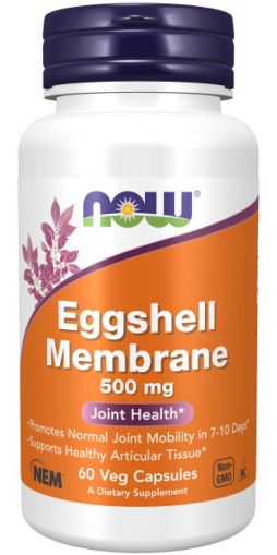 Now Foods Now Natural Eggshell Membrane 500 мг 60 Капсули