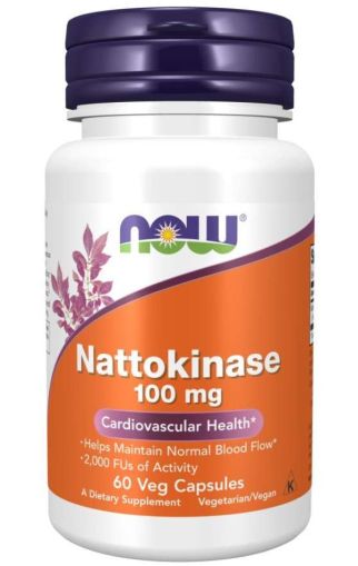 Now Foods NOW Nattokinase 100 мг 60 Капсули