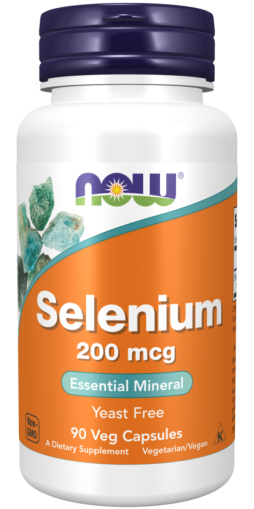 Now Foods NOW Selenium 200 кг 90 Капсули