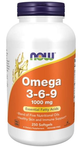 Now Foods NOW Omega 3 6 9 1000 мг 250 Дражета