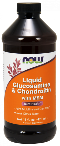 Now Foods NOW Glucosamine & Chondroitin С MSM (течен) 475 мл