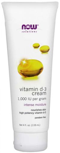 Now Foods NOW Подхранващ Крем С Витамин Д Vitamin D 3 Body Cream 118 мл