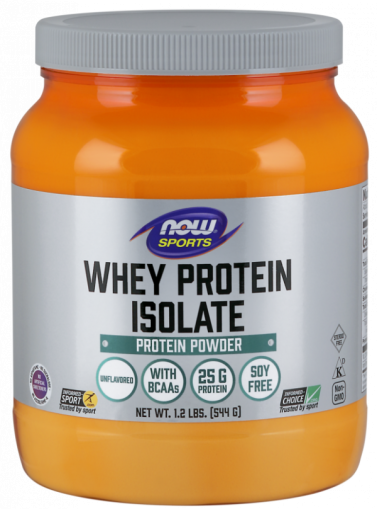 Now Foods NOW Sports Whey Protein Isolate Неовкусен 544 г