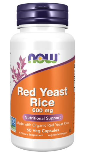 Now Foods Now Red Yeast Rice 600 мг 60 Капсули