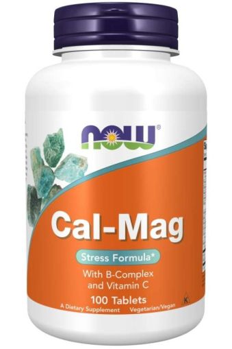 Now Foods NOW Cal Mag With B Complex And Vitamin C 100 Таблетки