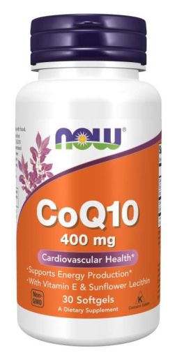 Now Foods NOW Coq10 400 мг 30 Дражета