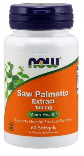 Now Foods NOW Saw Palmetto Extract 160 мг 60 Дражета