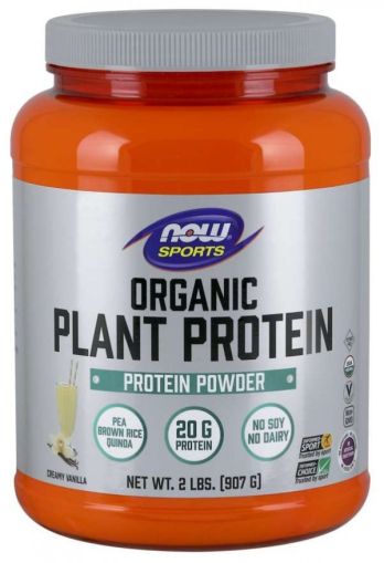 Now Foods NOW Organic Plant Protein 908 г