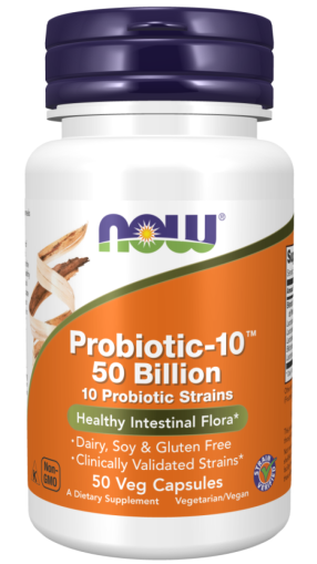 Now Foods NOW Probiotic 10 50 Billion 50 Vcaps