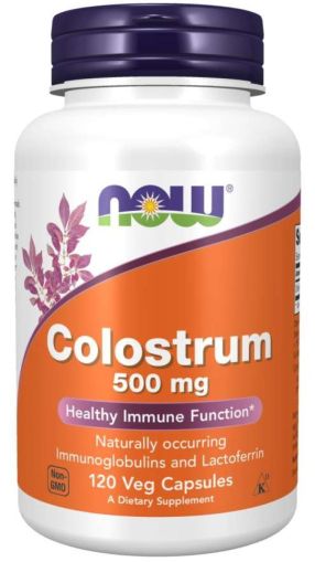 Now Foods NOW Colostrum (коластра) 500 мг 120 Капсули