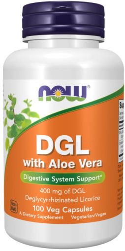 Now Foods NOW DGL 400 мг With Aloe Vera 100 Веган Капсули