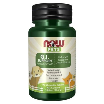 Now Foods Now Pets G.i. Support 90 Chewable Tablets