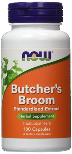 Now Foods NOW Butcher's Broom 100 мг 100 Капсули