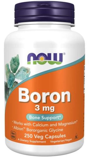 Now Foods NOW Boron 3 мг 250 Капсули