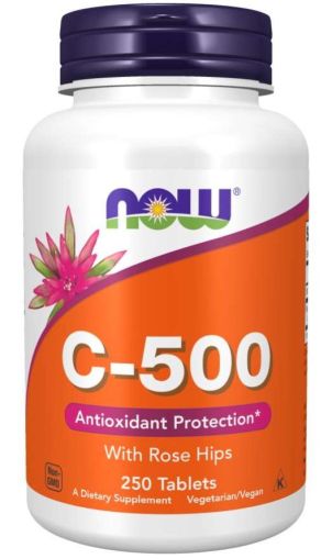 Now Foods NOW Витамин C 500 250 Таблетки