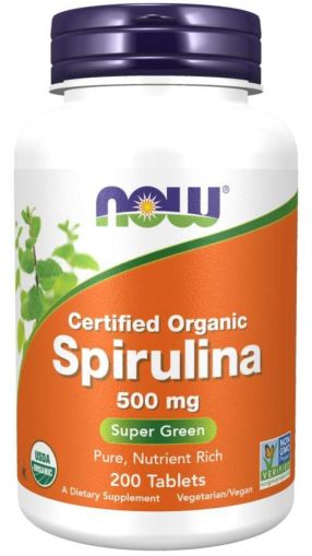 Now Foods NOW Spirulina 500 мг 200 Таблетки