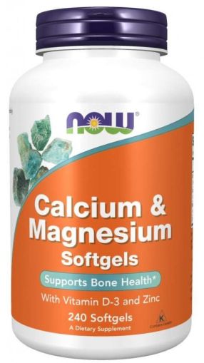 Now Foods Now Cal Mag + Vitamin D 240 Дражета