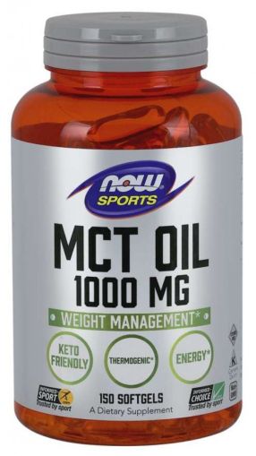 Now Foods NOW Sports MCT Oil 1000 мг 150 Softgels