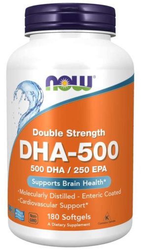 Now Foods NOW DHA 500 мг 180 Дражета