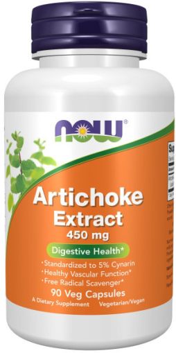 Now Foods NOW Artichoke Extract 450 мг 90 Vegetarian Capsules