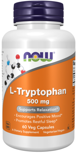 Now Foods NOW L Tryptophan 500 мг 60 Капсули