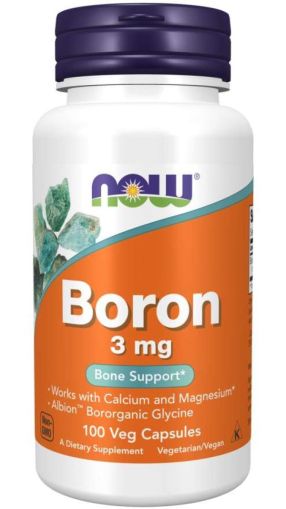 Now Foods NOW Boron 3 мг 100 Капсули