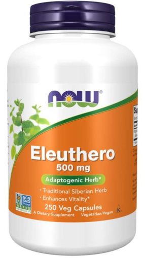 Now Foods NOW Eleuthero 500 мг 250 Капсули