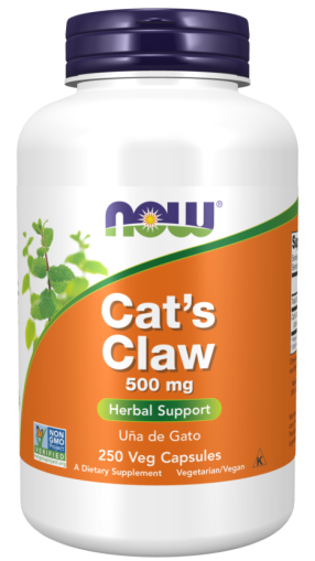 Now Foods NOW Cатs Claw (котешки Нокът) 500 мг 250 Капсули