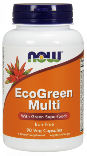 Now Foods NOW Ecogreen Multi 90 Капсули