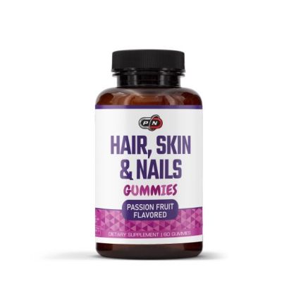 Pure Nutrition Hair, Skin & Nails Passion Fruit 60 Gummies